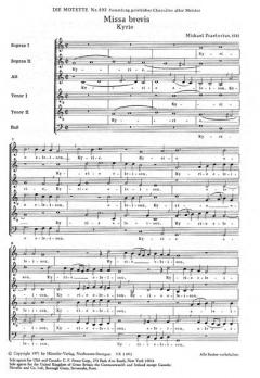 Missa brevis (Michael Praetorius) 