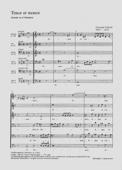 Timor et tremor venerunt super me (Giovanni Gabrieli) 