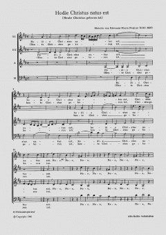 Hodie Christus natus est (Giovanni Maria Nanino) 