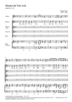 Machet die Tore weit (Thomas Selle) 