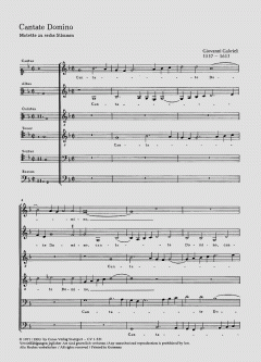 Cantate Domino (Giovanni Gabrieli) 