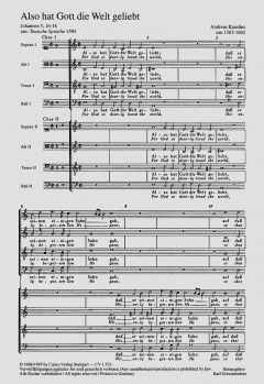 Also hat Gott die Welt geliebt (Andreas Raselius) 