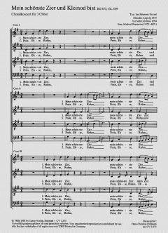 Mein schönste Zier und Kleinod bist (Michael Praetorius) 