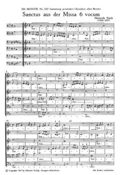 Sanctus (Heinrich Finck) 