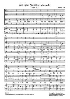 Aus tiefer Not schrei ich zu dir (J.S. Bach) 