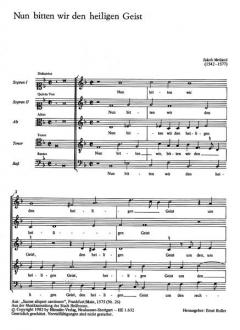 Nun bitten wir den Heiligen Geist (Jakob Meiland) 