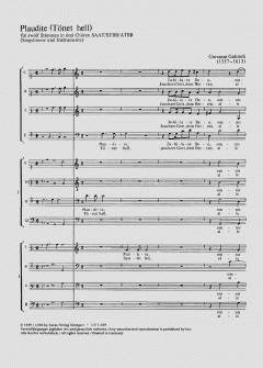 Plaudite (Giovanni Gabrieli) 