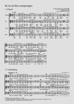 Es ist ein Ros entsprungen 