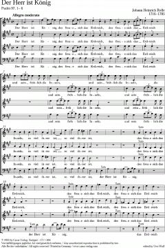 Der Herr ist König (Johann Heinrich Rolle) 