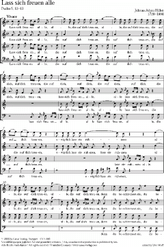 Lass sich freuen alle (Johann Adam Hiller) 