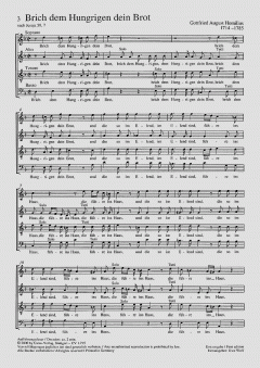 Brich dem Hungrigen dein Brot (Gottfried August Homilius) 