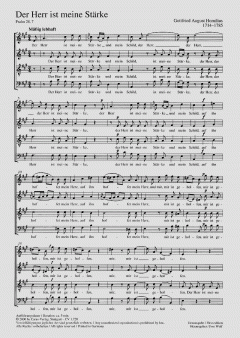 Der Herr ist meine Stärke (Gottfried August Homilius) 