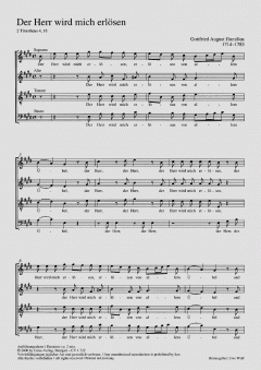 Der Herr wird mich erlösen (Gottfried August Homilius) 