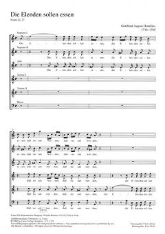 Die Elenden sollen essen (Gottfried August Homilius) 