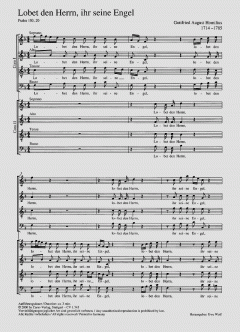 Lobet den Herrn, ihr seine Engel (Gottfried August Homilius) 