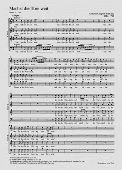 Machet die Tore weit (Gottfried August Homilius) 