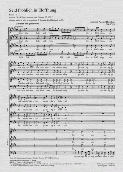 Seid fröhlich in Hoffnung (Gottfried August Homilius) 