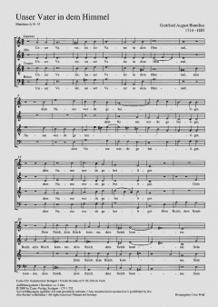 Unser Vater in dem Himmel (Gottfried August Homilius) 