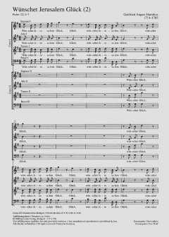 Wünschet Jerusalem Glück (II) (Gottfried August Homilius) 
