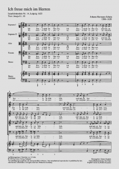 Ich freue mich im Herren op. 14 (Johann Hermann Schein) 