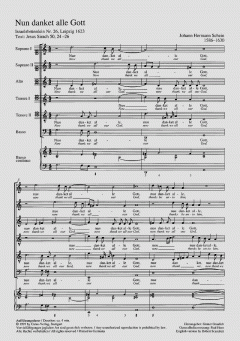 Nun danket alle Gott op. 26 (Johann Hermann Schein) 