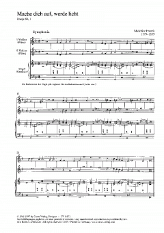 Mache dich auf, werde licht (Melchior Franck) 