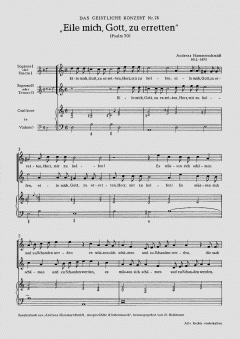 Eile mich, Gott, zu erretten (Andreas Hammerschmidt) 