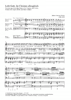Lobt Gott, ihr Christen alle gleich (Johann Hermann Schein) 