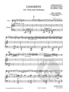 Violakonzert op. posth. von Béla Bartók im Alle Noten Shop kaufen