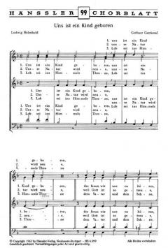 Uns ist ein Kind geboren 