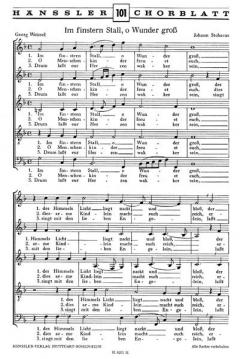 Im finstern Stall, o Wunder gross (Johannes Stobaeus) 