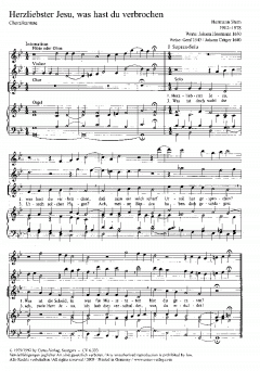 Herzliebster Jesu, was hast du verbrochen (Hermann Stern) 