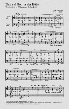 Ehre sei Gott in der Höhe (Johann Joachim Wachsmann) 