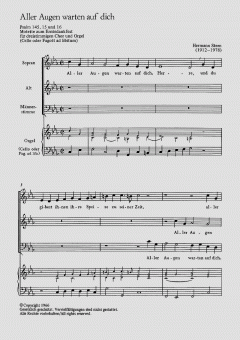 Aller Augen warten auf dich (Hermann Stern) 