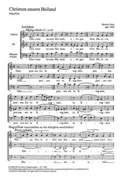 Magnificat Christum unsern Heiland (Herbert Peter) 