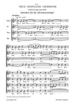 Freue dich sehr, du Tochter Zion (Friedrich Zipp) 