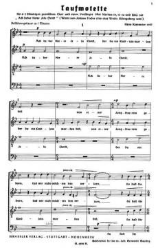 Taufmotette (Hans Kammeier) 