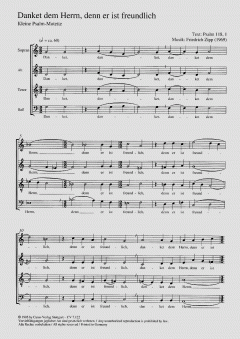 Wenn wir in höchsten Nöten sein von Johann Hermann Schein (Download) 