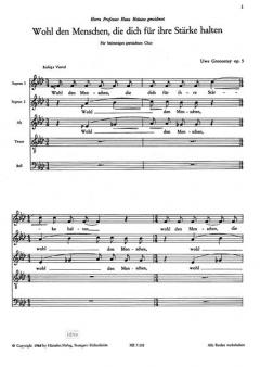 Wohl den Menschen, die dich (Uwe Gronostay) 