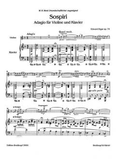 Sospiri op. 70 von Edward Elgar 