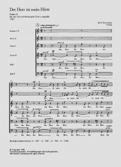 Wenn wir in höchsten Nöten sein von Johann Hermann Schein (Download) 