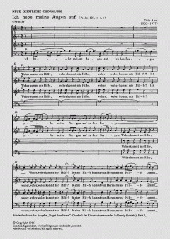 Ich hebe meine Augen auf (Otto Abel) 