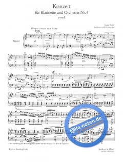 Klarinettenkonzert Nr. 4 e-moll von Louis Spohr 