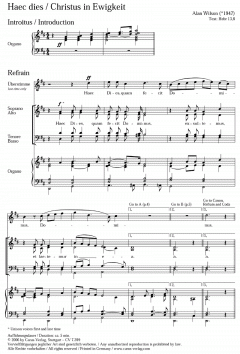 Haec dies / Christus in Ewigkeit (Alan Wilson) 