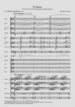Te Deum von Józef Swider 