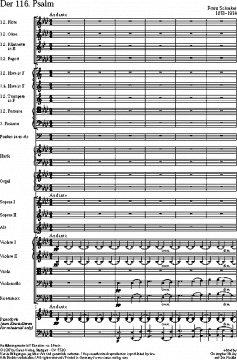 Der 116. Psalm von Franz Schreker 