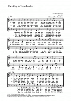 Christ lag in Todesbanden (Hans-Arnold Metzger) 
