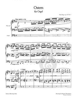 Ostern op. 145/5 von Max Reger 