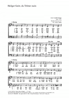 Heilger Geist, du Tröster mein (Hans-Arnold Metzger) 