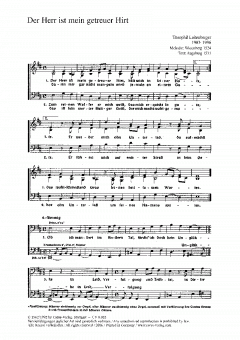 Der Herr ist mein getreuer Hirt 